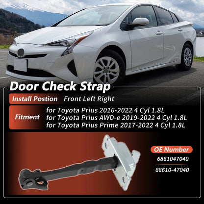 Front LH RH Door Check Strap Limiter Bracket for Toyota Prius (2016–2022)
