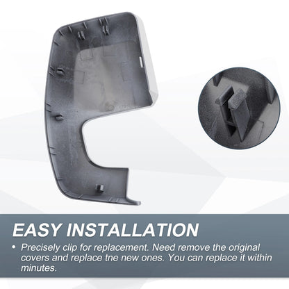 Left Side Rearview Mirror Cover for Ford Transit Custom (2012-2023)