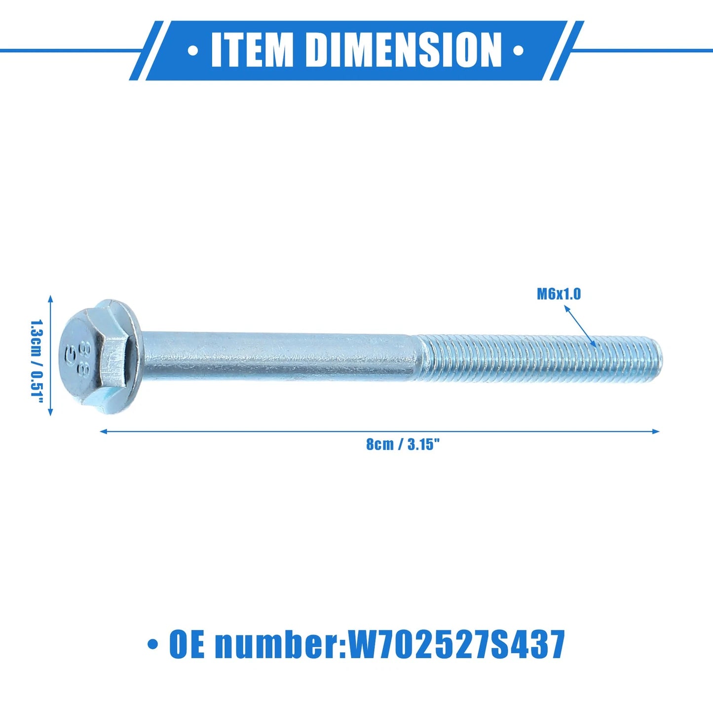3 x Thermostat Housing Mounting Bolts for Ford Explorer (2002-2005)