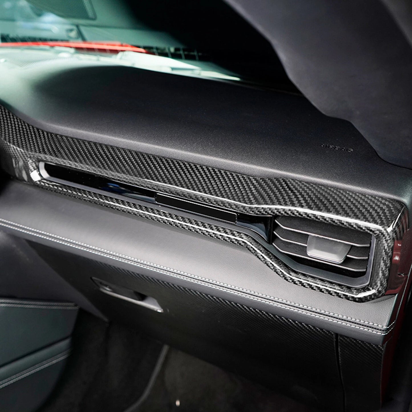 1pc Front Dashboard Cover Trim for Ford Mustang (2024)