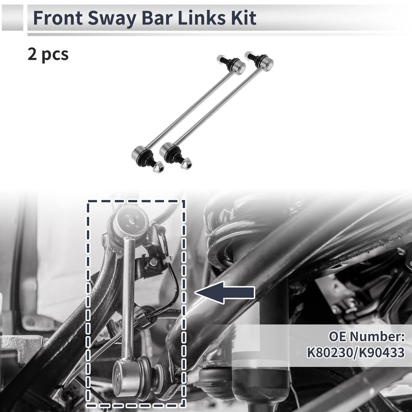 Front Stabilizer Bar Links for PONTIAC VIBE (2003–2010)