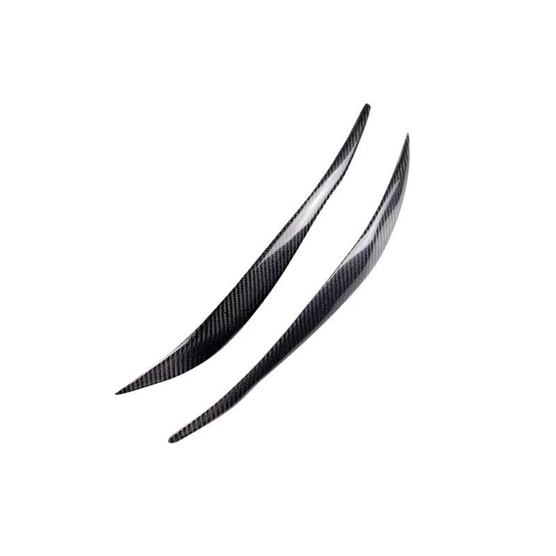 Dry Carbon Fiber Sportmind Headlight Eyebrow Eyelid Fit For BMW F30 F34 Series 3