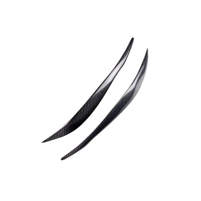 Dry Carbon Fiber Sportmind Headlight Eyebrow Eyelid Fit For BMW F30 F34 Series 3