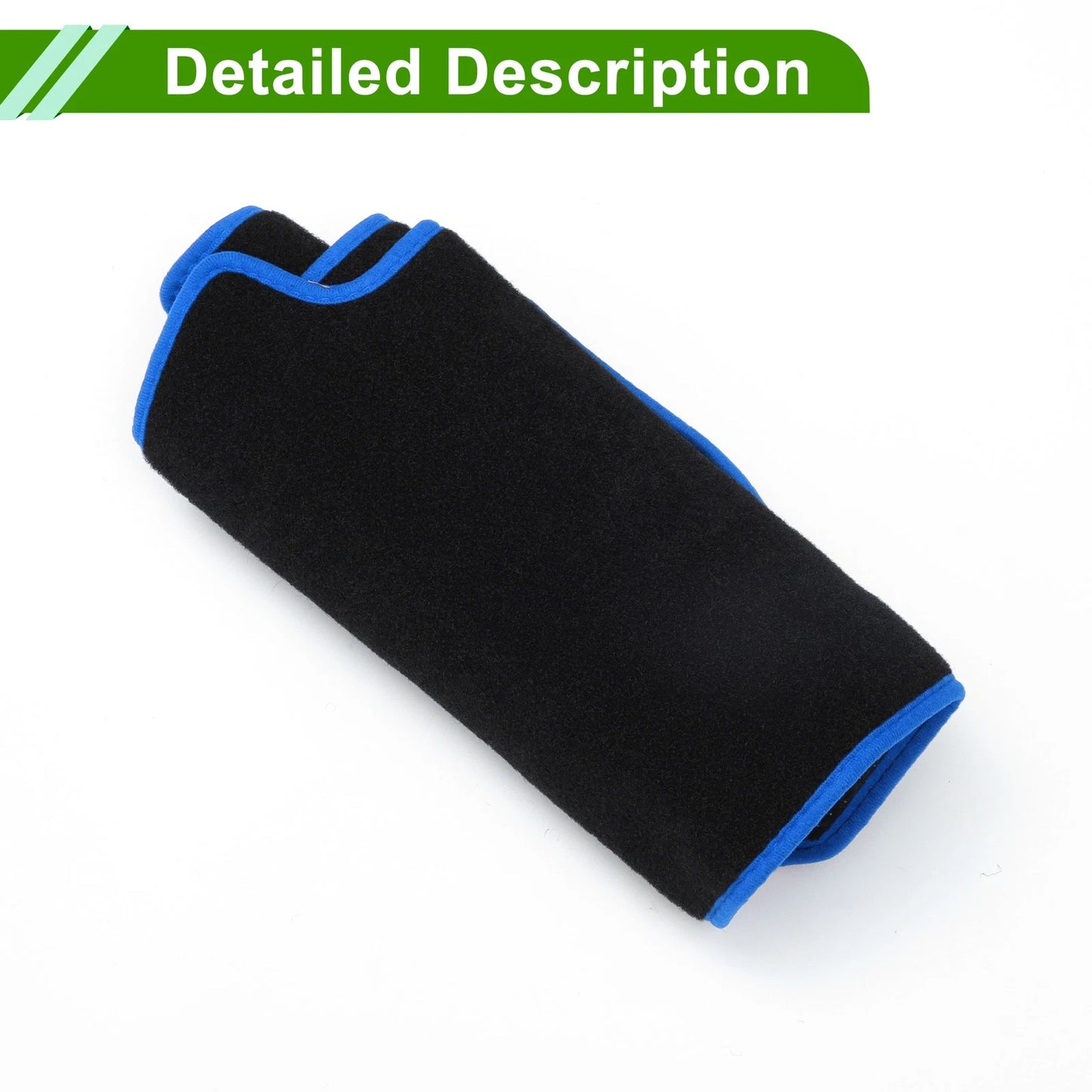 Dashboard Cover Mat for Mazda MX-5 ND RF Miata (2016-2023) Black Blue 1 Set