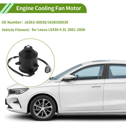 Radiator Fan Motor for Lexus LS430 4.3L Quiet Engine Cooling (2001-2006)