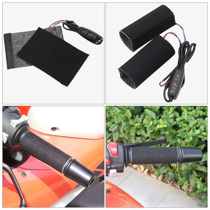 Heating Hand Grip Cover 9-15V w/ 3-Gear Temp Control for Car (2015-2023)