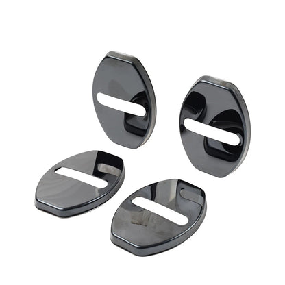 Black Door Lock Protective Cover for Audi A3 A4 TT S3 VW Golf Passat Tiguan