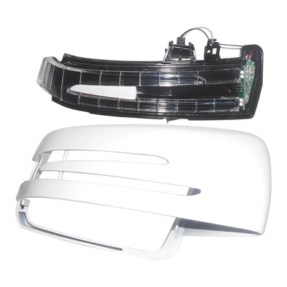 Right Mirror Cover Cap w/ Turn Light for Mercedes W204 W212 W221 (2007-2015)