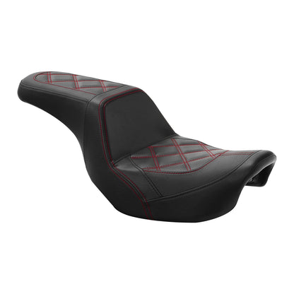 Driver Passenger Gel Seat for Harley Low Rider, Wide Glide, Fat Bob (2006-2017)