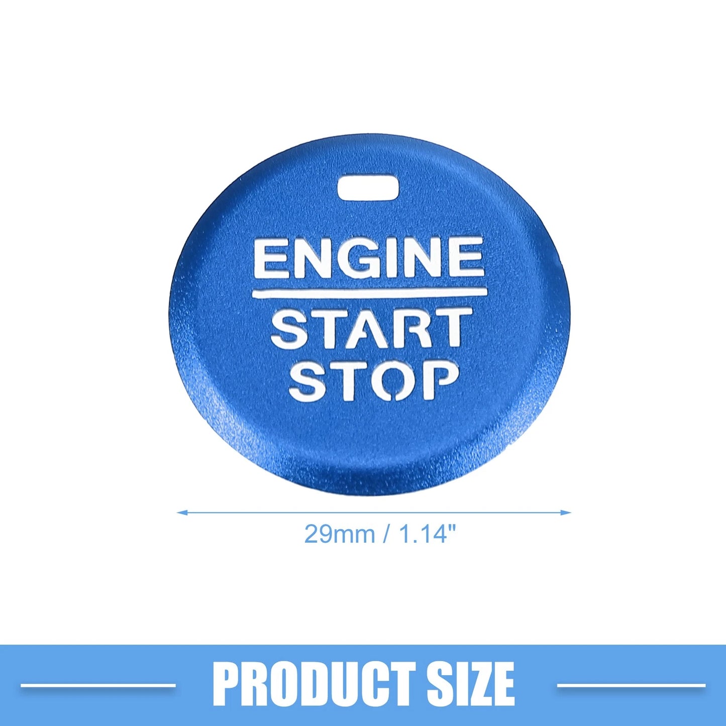 Engine Start Stop Ignition Button Cover Decal for Ford Mustang (15-21)