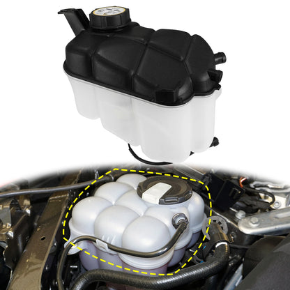 Coolant Radiator Reservoir Tank LR004080 w/ Cap Sensor for Land Rover (2005-2013)