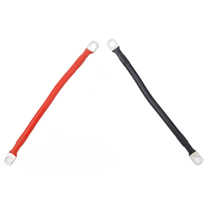 19CM 12v Battery joiner Connector Dc Wire 100 Amp Cable & lugs red & black for Vehicle