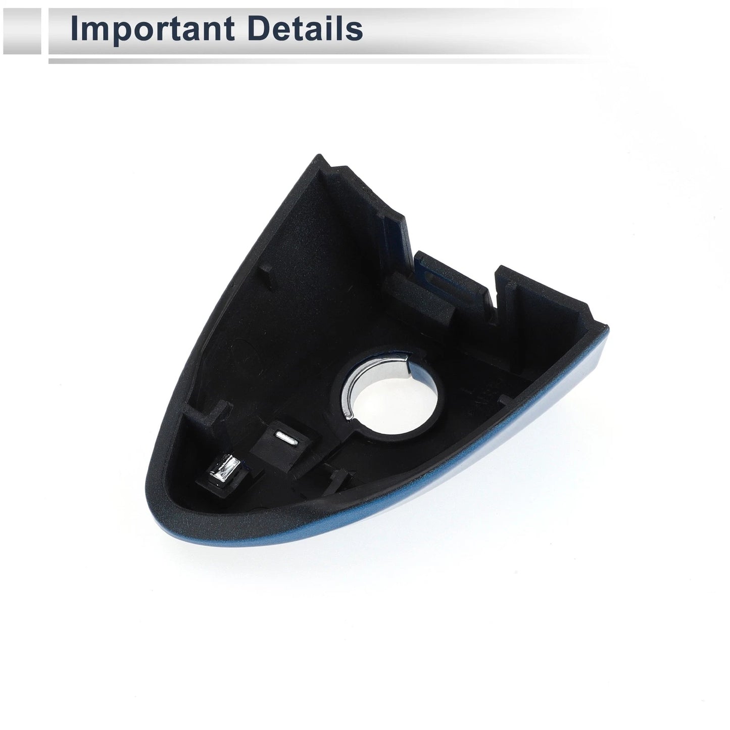 Front Left Door Handle Lock Cylinder Covers for Toyota Corolla (2014-2018) Blue