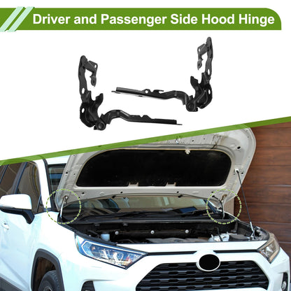 Hood Hinges 1 Pair Front Bonnet Bracket for Toyota Camry (2007–2011)