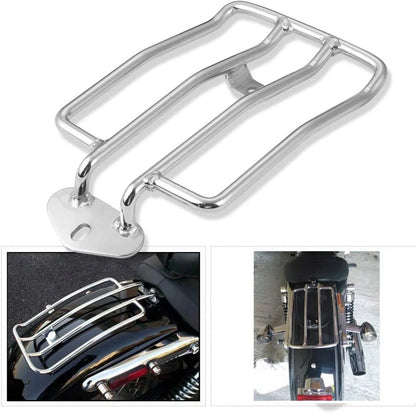 Chrome Solo Seat Rear Fender Luggage Rack for Harley Sportster XL 883 1200
