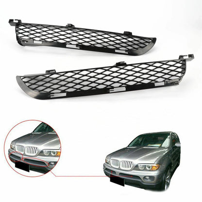 Front Grille Mesh Set for BMW X5 E53 (2003-2006) - Left & Right Pair