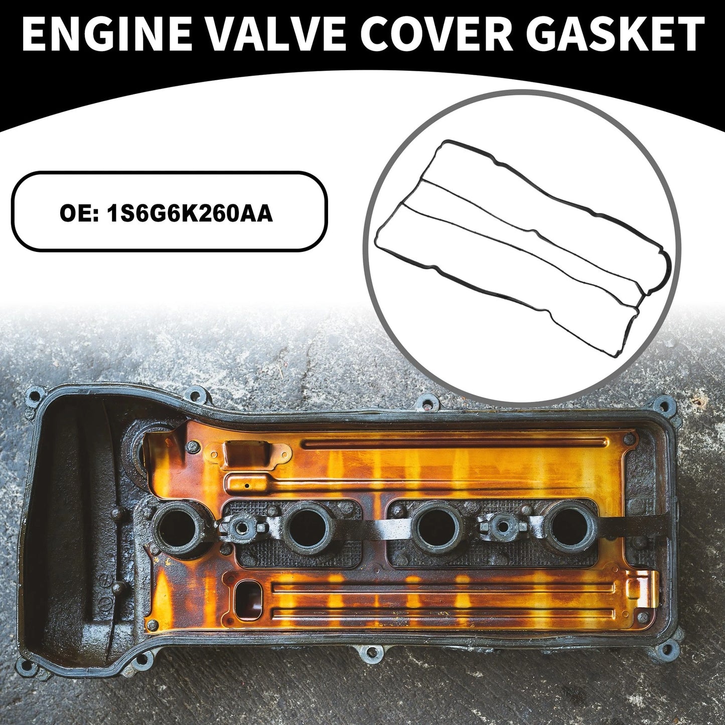 Valve Cover Gasket for Ford B-MAX 2012-on, C-MAX 2007-2010