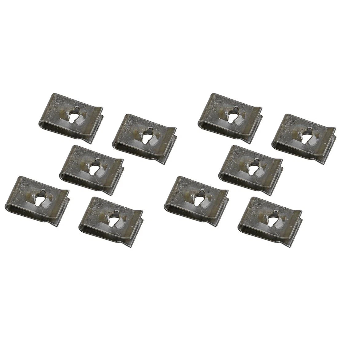 10PC U-Type Groove Clips for Car Bumper Inner Fender Wheel Retainers