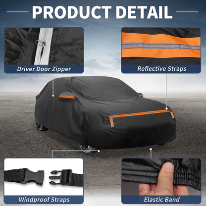 Waterproof Aluminum Film Cotton Car Cover for Nissan Kicks (2017-2023)