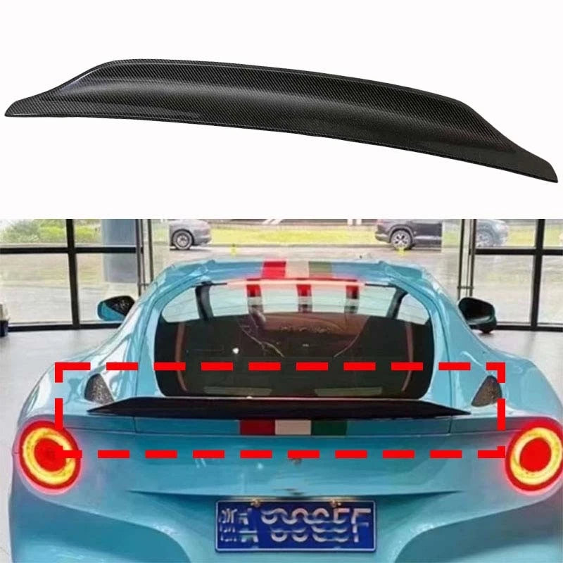Real Carbon Fiber Rear Wing Trunk Spoiler For Ferrari F12 Berlinetta 2013-17