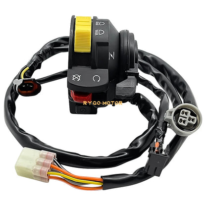 Handlebar Start Stop Switch Headlight for Suzuki Quadsport Z400 (2003–2004)
