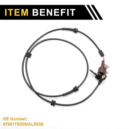 ABS Wheel Speed Sensor for Nissan Titan (2004-2011) Rear Left