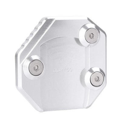 Kickstand Side Stand Pad for Suzuki GSR750 GSX-S1000 2011-2016 SILVER
