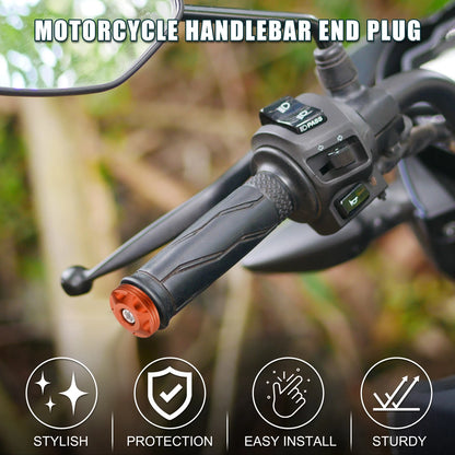 2 x End Plug / 18-20mm 32mm OD / Aluminum Alloy for Motorcycle