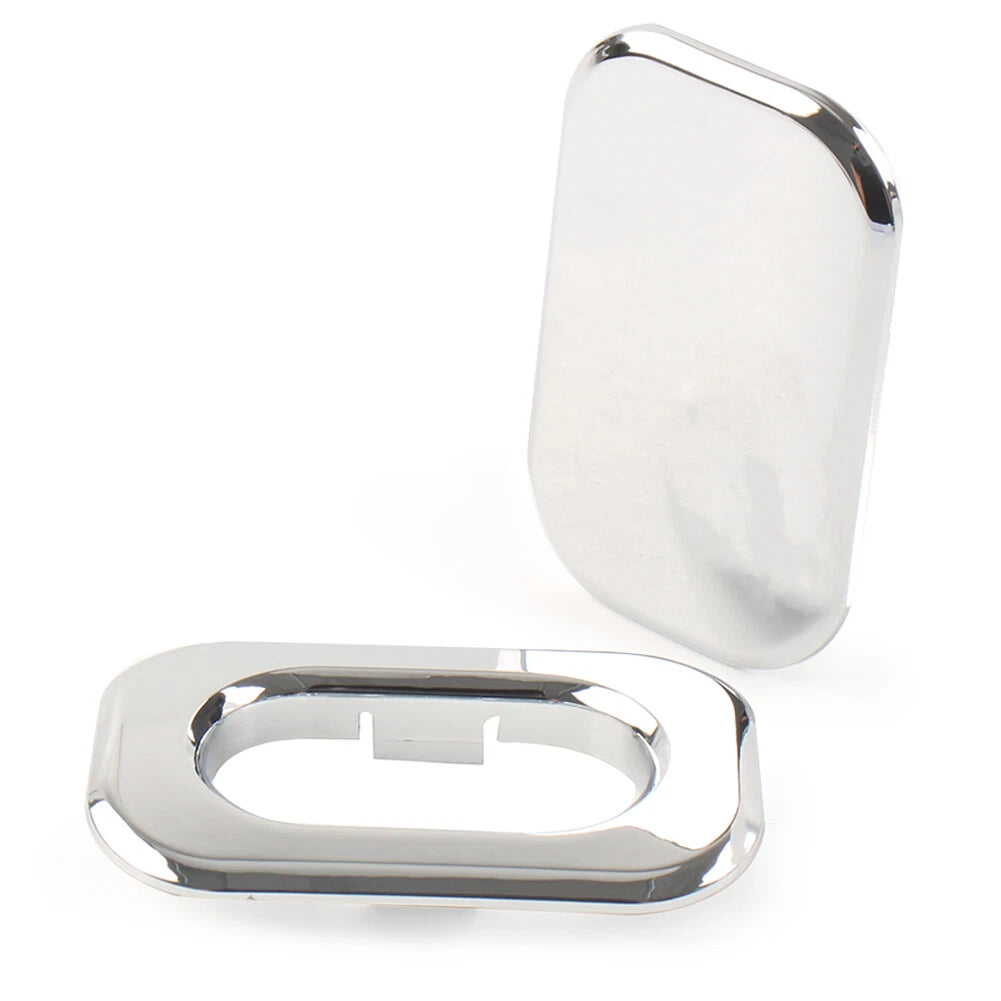 Antenna Hole Accent Filler Cover for Harley Road Street Glide FLHR FLHX Chrome