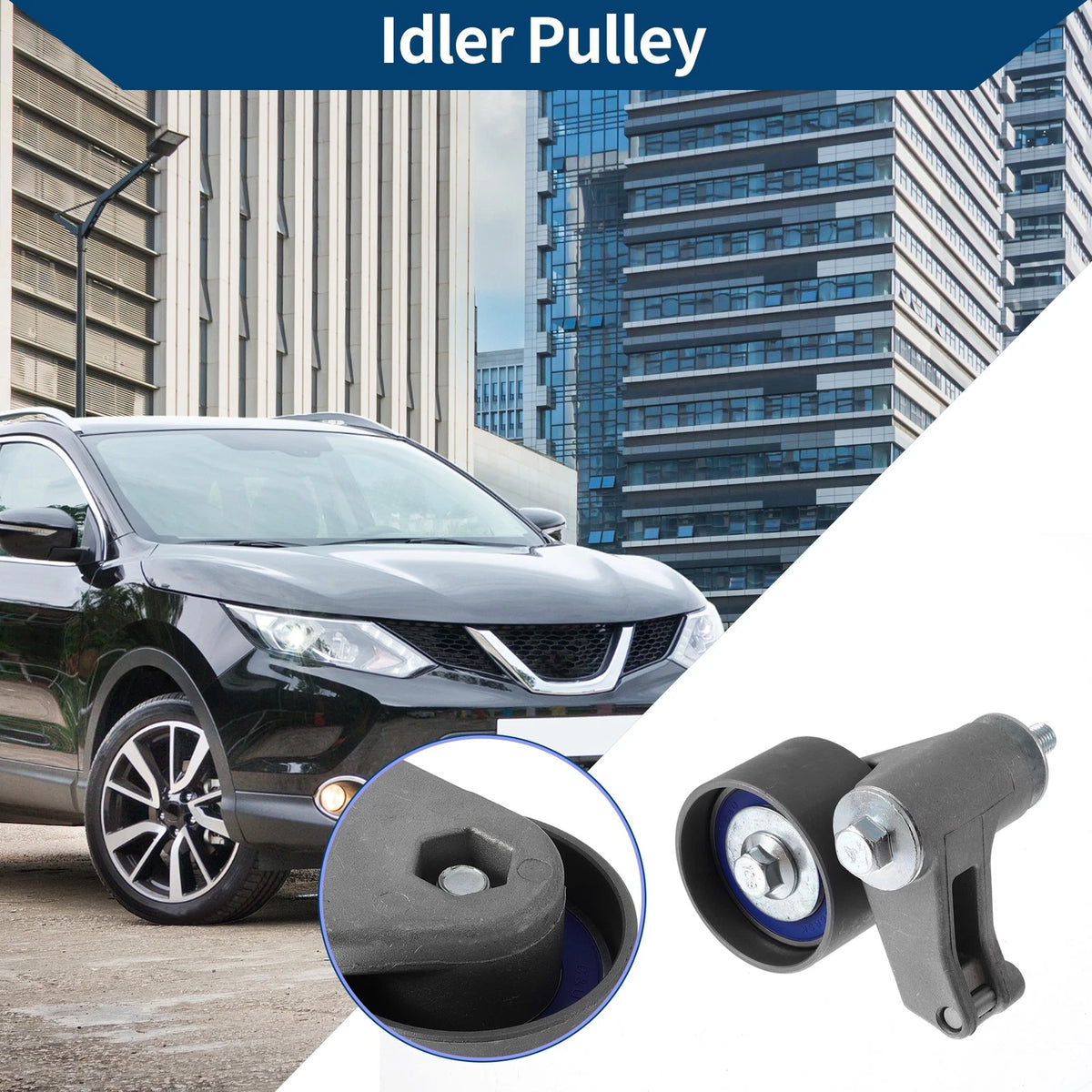 Drive Belt Idler Pulley for Honda Passport (1998-2002) 1 Pc