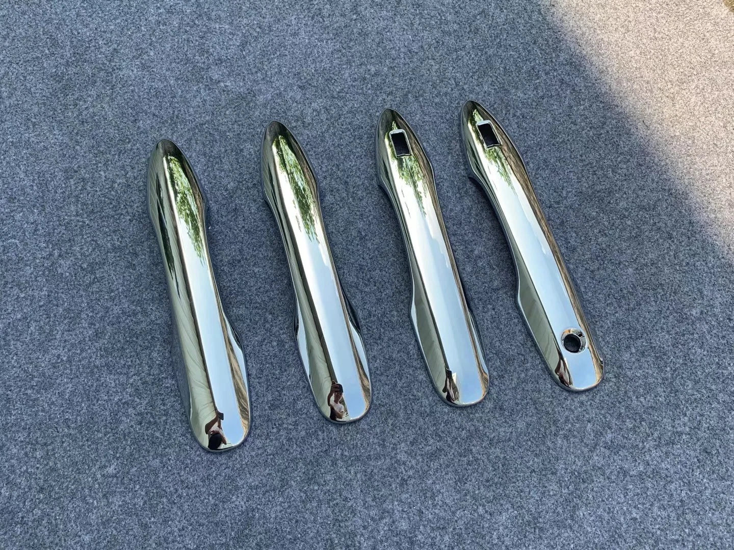 ABS Chrome Door Handle Cover Trim for 2020-2024 Toyota Harrier Venza 4P