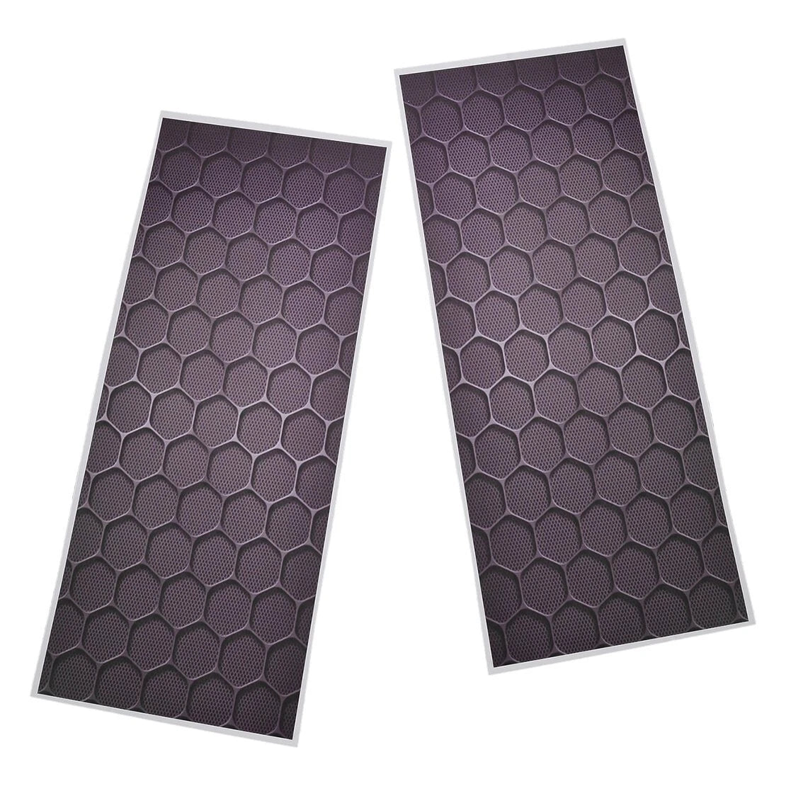 Black 3D Honeycomb Car Window Door Center Pillar Post Scratch Covers