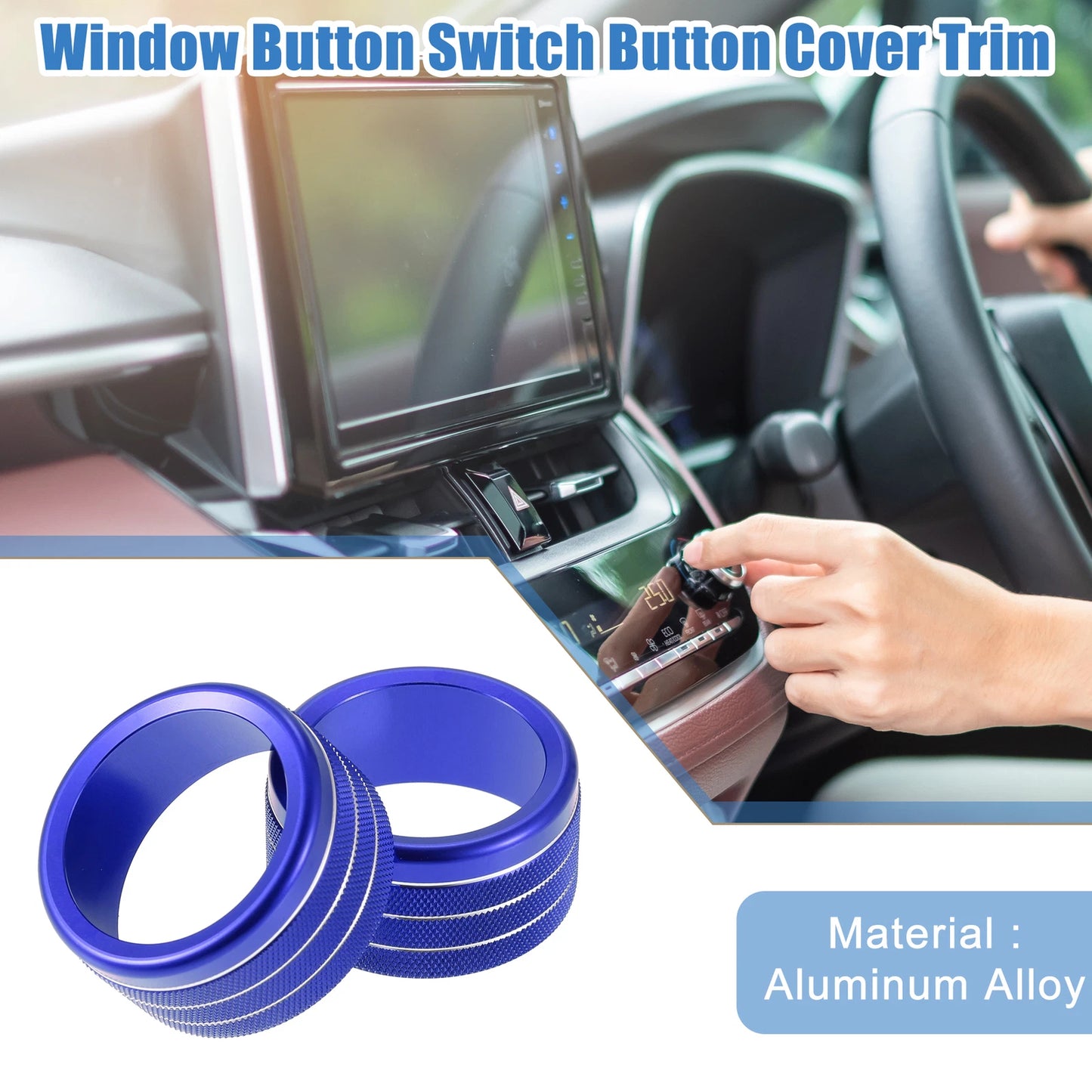 Air Conditioning Control Switch Knob Covers for Toyota Tundra (2007-2021)