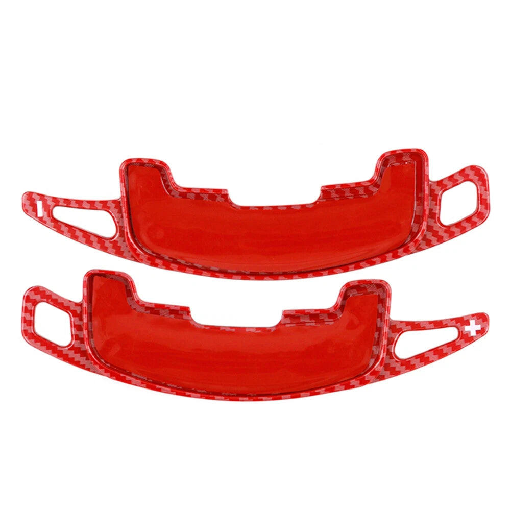 Red Steering Wheel Shift Paddle Extensions for Land Rover Range Rover, Jaguar