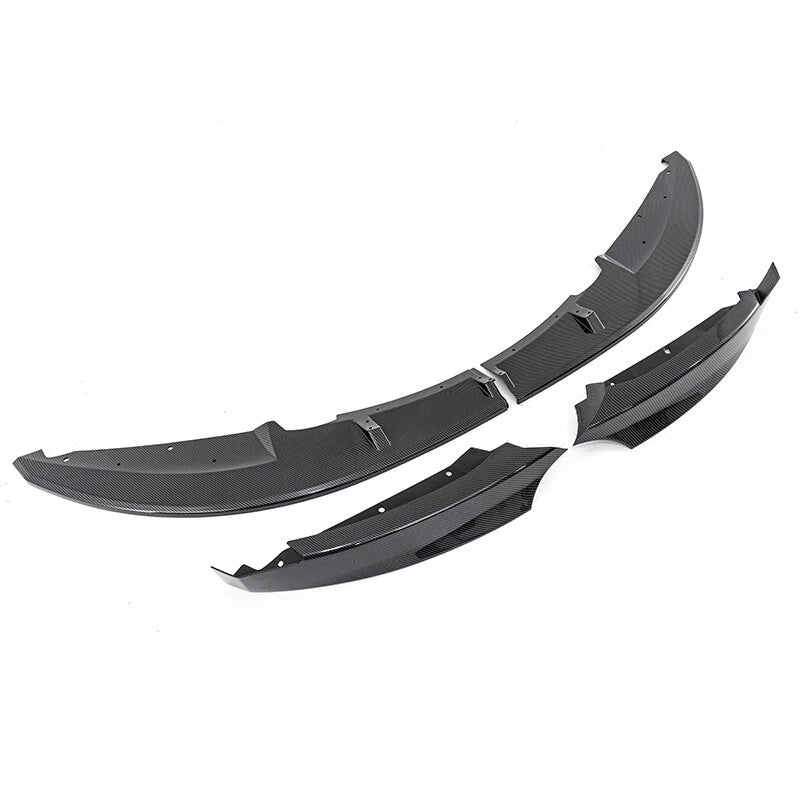 Carbon Look Front Bumper Lip Spoiler for BMW 1 Series E82 E88 (2007-2010)