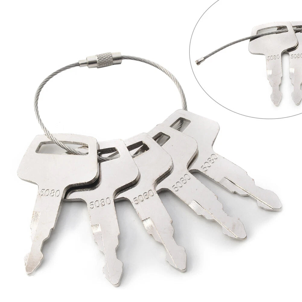 5 x Ignition Keys for IHI Excavator Heavy Equipment