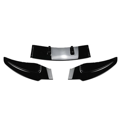 Front Bumper Lip Splitter Spoiler Black for BMW 1 Series E81 E82 E87 E88 (2004-2013)