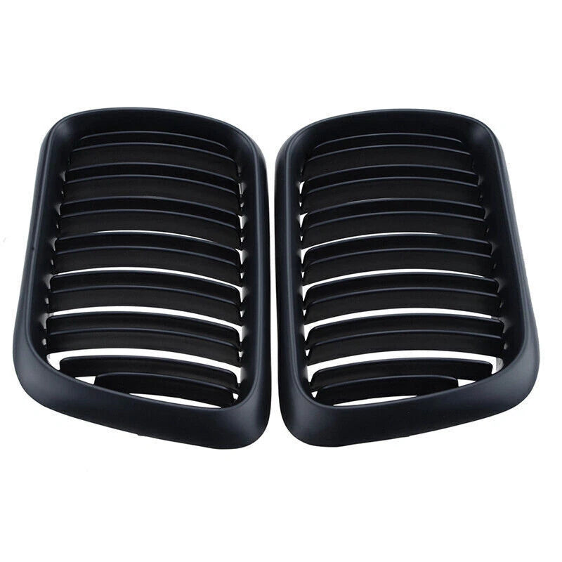 Matte Black Front Bumper Grills for BMW 3 Series E36 318i 328i 323i (1996-1999)