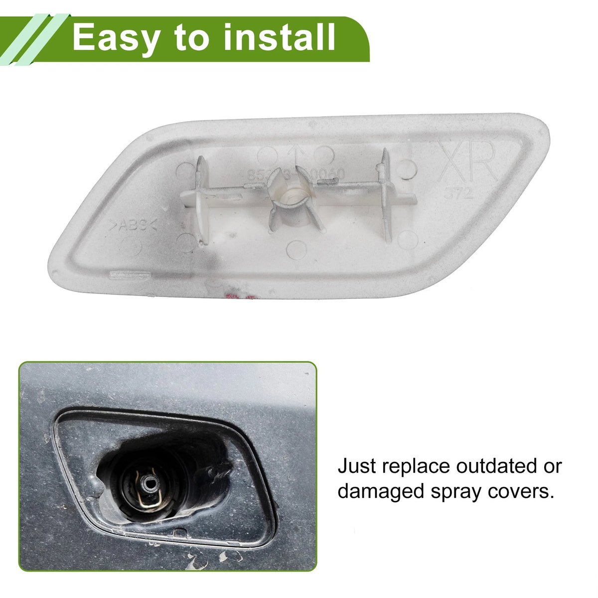 Washer Nozzle Cover for Toyota Land Cruiser (2013-2015) Unpainted