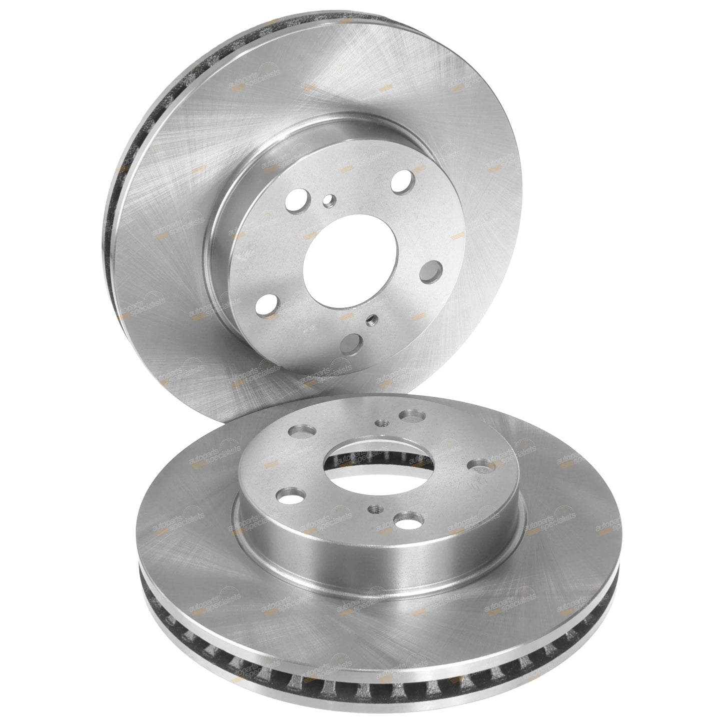 2 x Front Disc Brake Rotors for Toyota Hilux GGN15R KUN16R TGN16R (2005–2016)