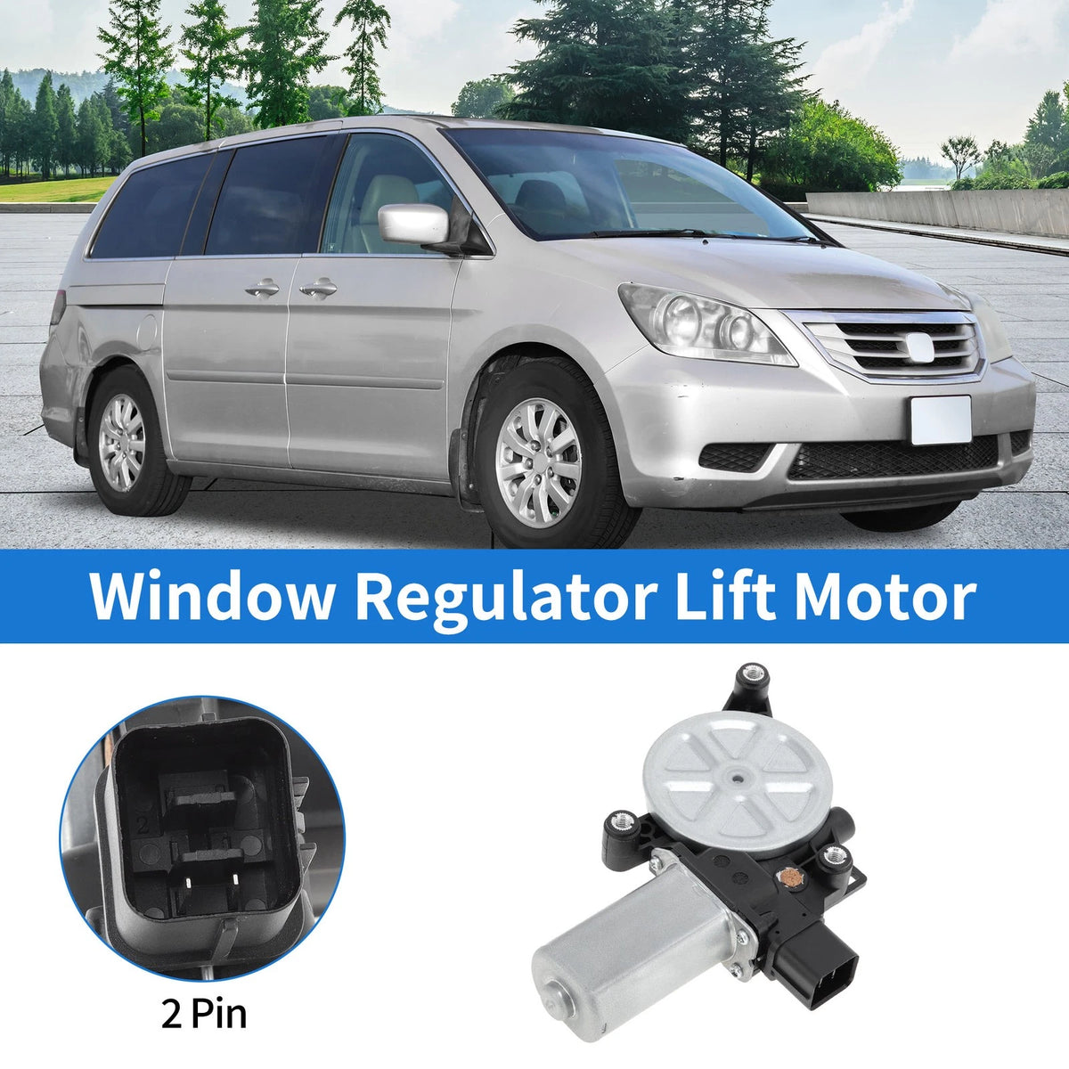 Power Window Regulator Lift Motor for Honda Odyssey (05-10)