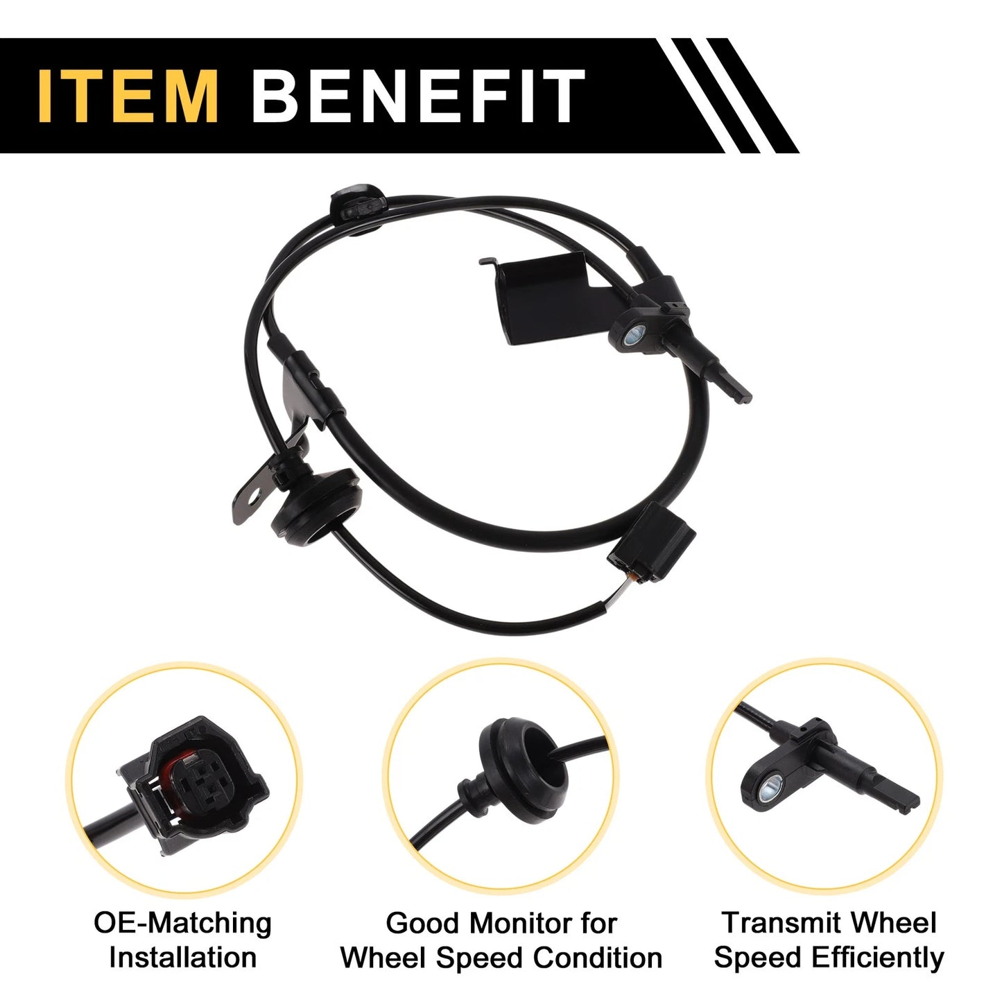 ABS Wheel Speed Sensor for Toyota Venza (2023) 1 x Left Front