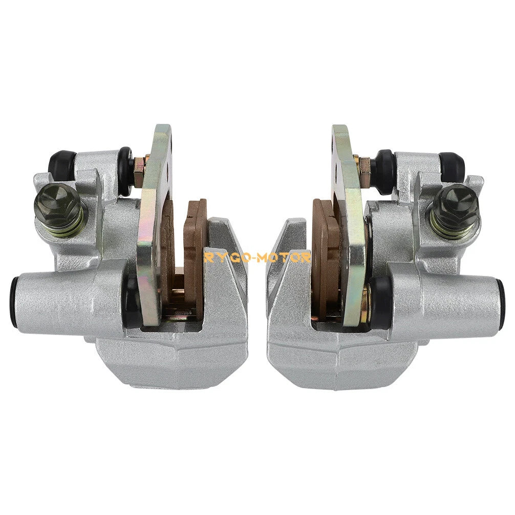 2 x Front Caliper & Pads for Yamaha Grizzly 600 660 YFM600F YFM660F