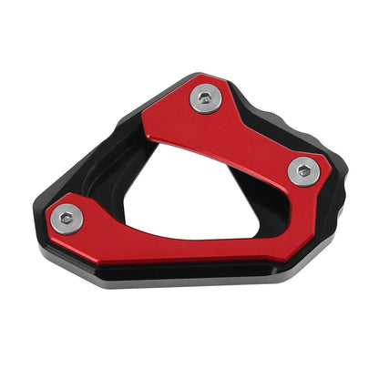 Black Red Kickstand Pad Extension Side Stand Plate for YAMAHA MT-10