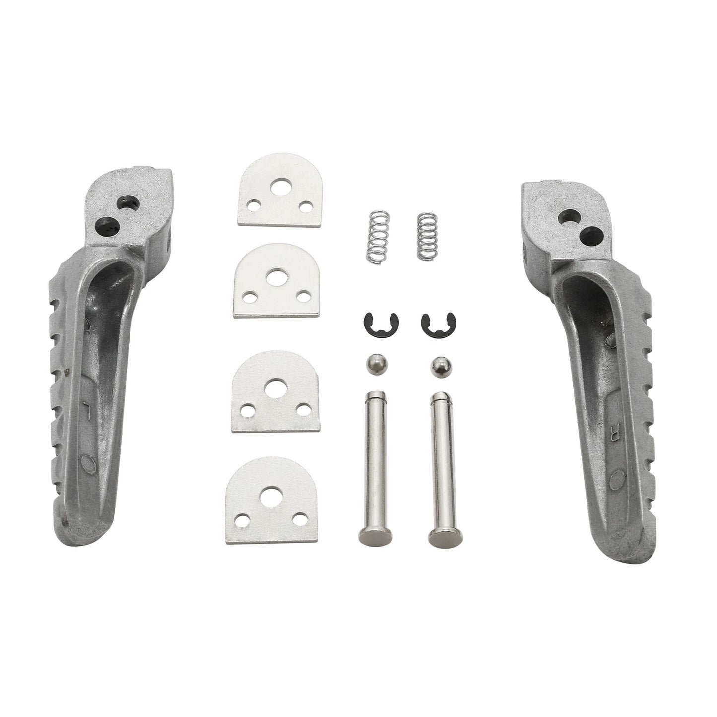 Passenger Footrests Pegs for DUCATI Monster 696 796 (2009-2014) Silver