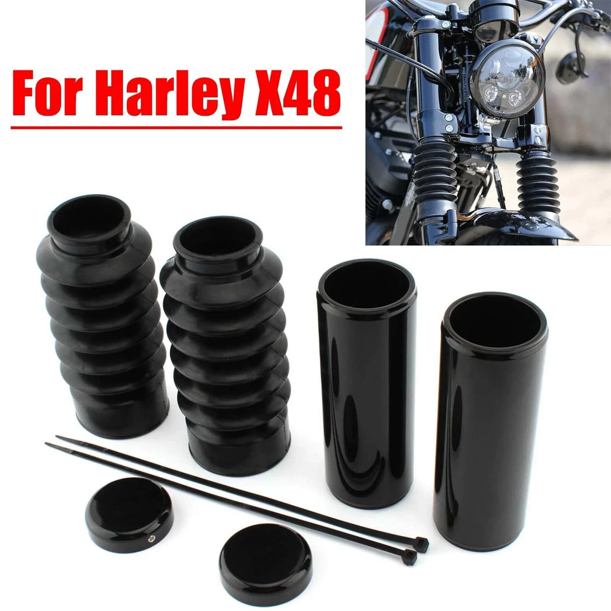 Fork Cover for HARLEY-DAVIDSON Sportster Forty Eight XL1200X (2016-2022)
