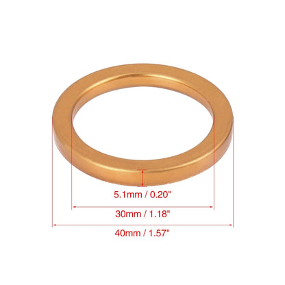 10pcs / 30mm ID / Exhaust Muffler Pipe Gasket Copper Tone for Honda CG125