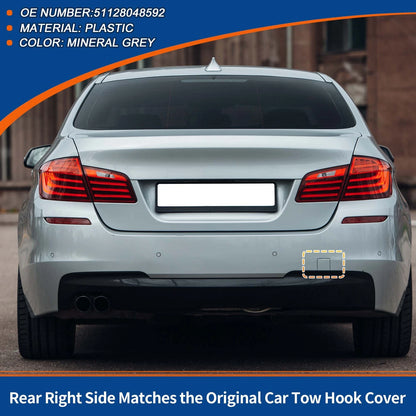 Tow Hook Cover for BMW 5 Series F10 Mineral Grey