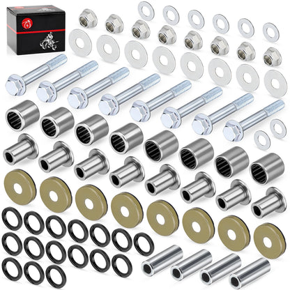Upper/Lower A Arm Bushings Seals Kit for Suzuki Z400/LTZ400, Arctic Cat 400 DVX