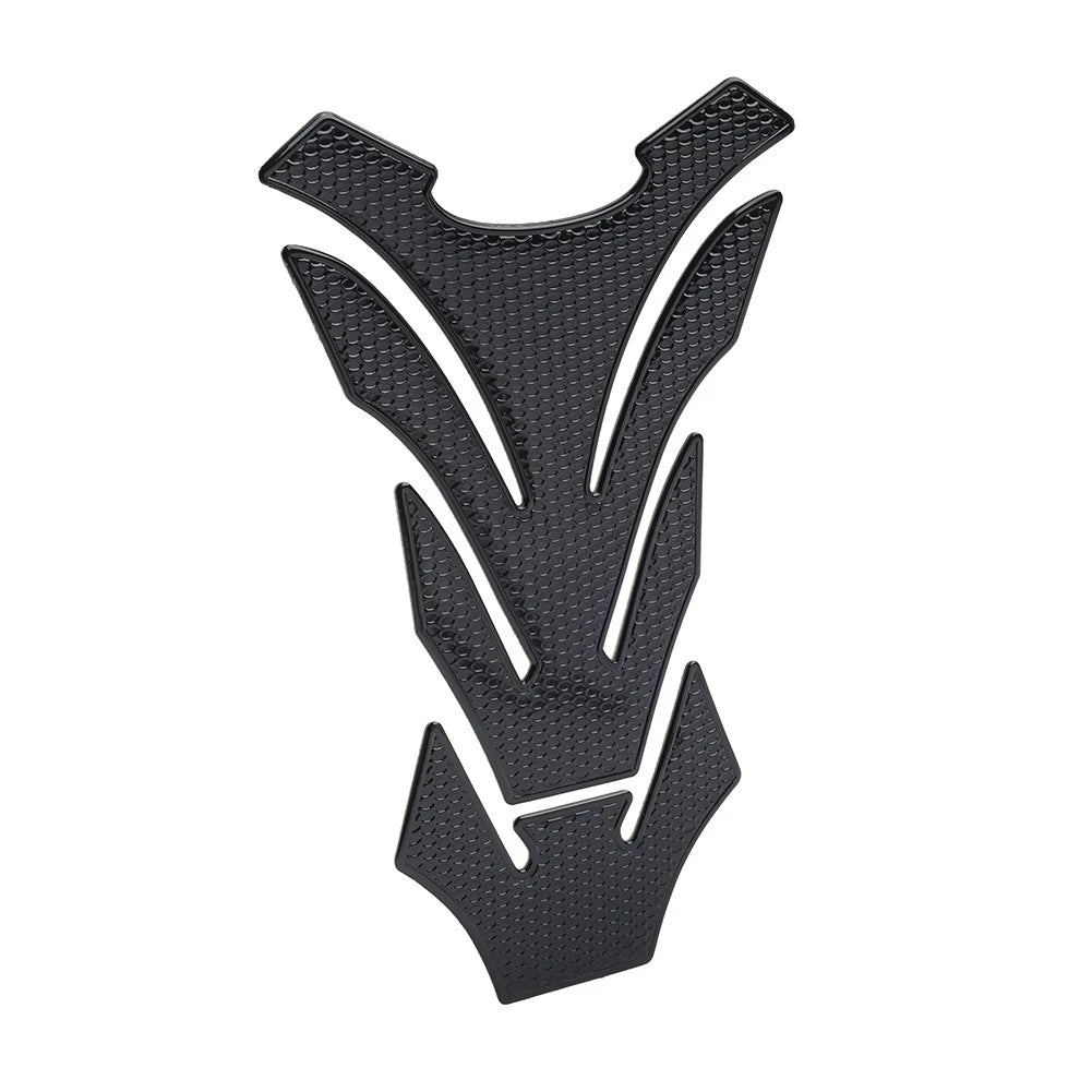 Black Motorcycle Fuel Tank Pad Cover Protector Decal Grip